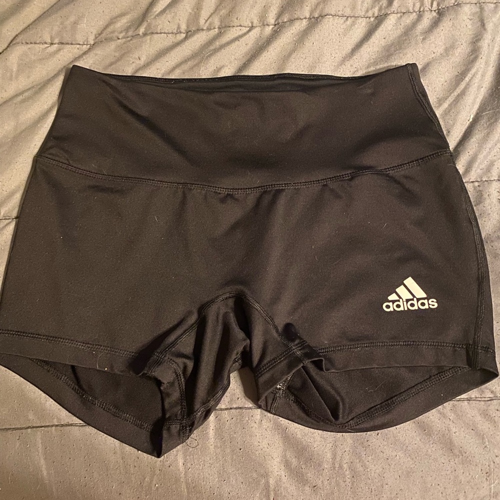 Adidas Black Athletic Compression Shorts